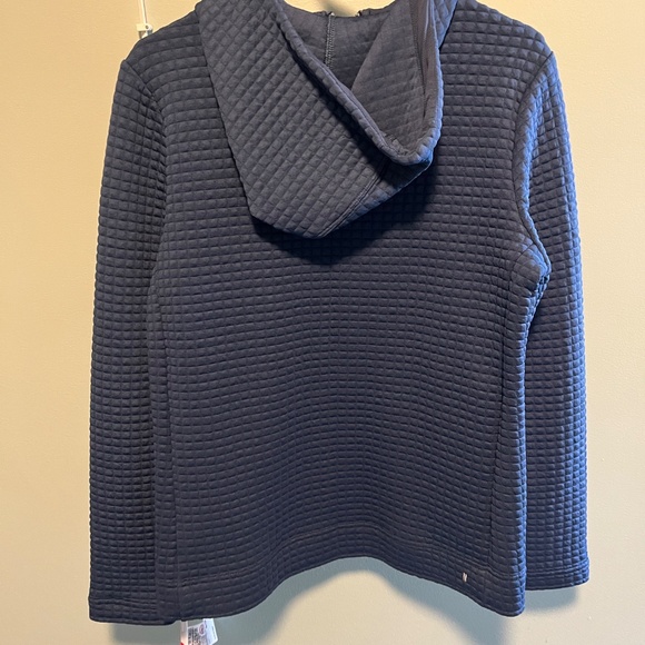 NoBull Blue Waffle Hooded Zip-up - Picture 2 of 3